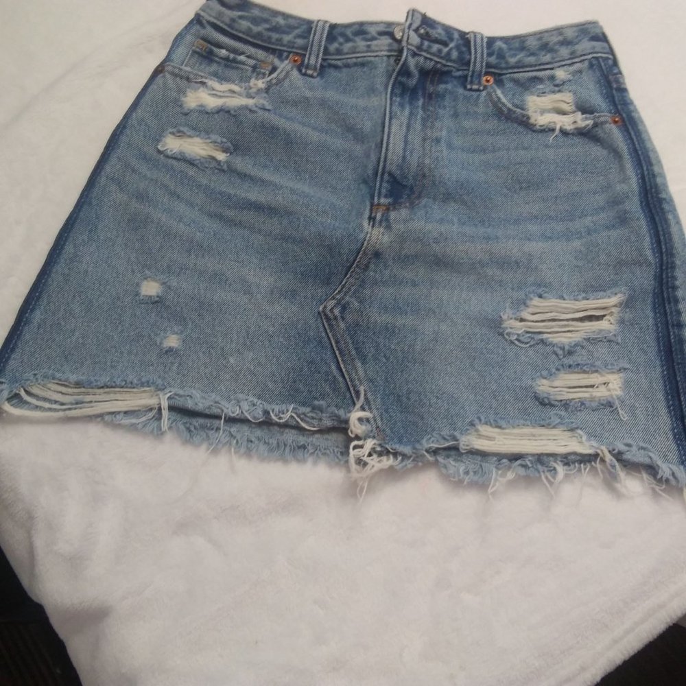 Abercrombie & Fitch Vintage distress A Line skirt size 4